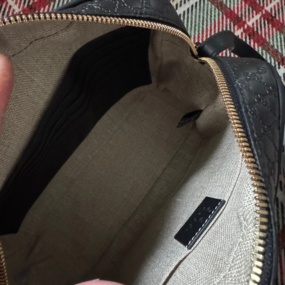 GUCCI Black Leather Bree Crossbody Bag. Brand new. - Picture 8 of 9